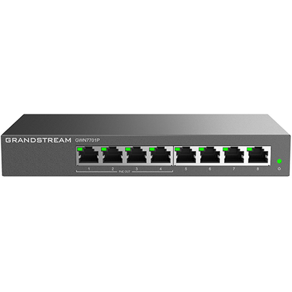 Grand Stream Switch Smart L2 8 Port Gigabit, PoE \ GWN7701P