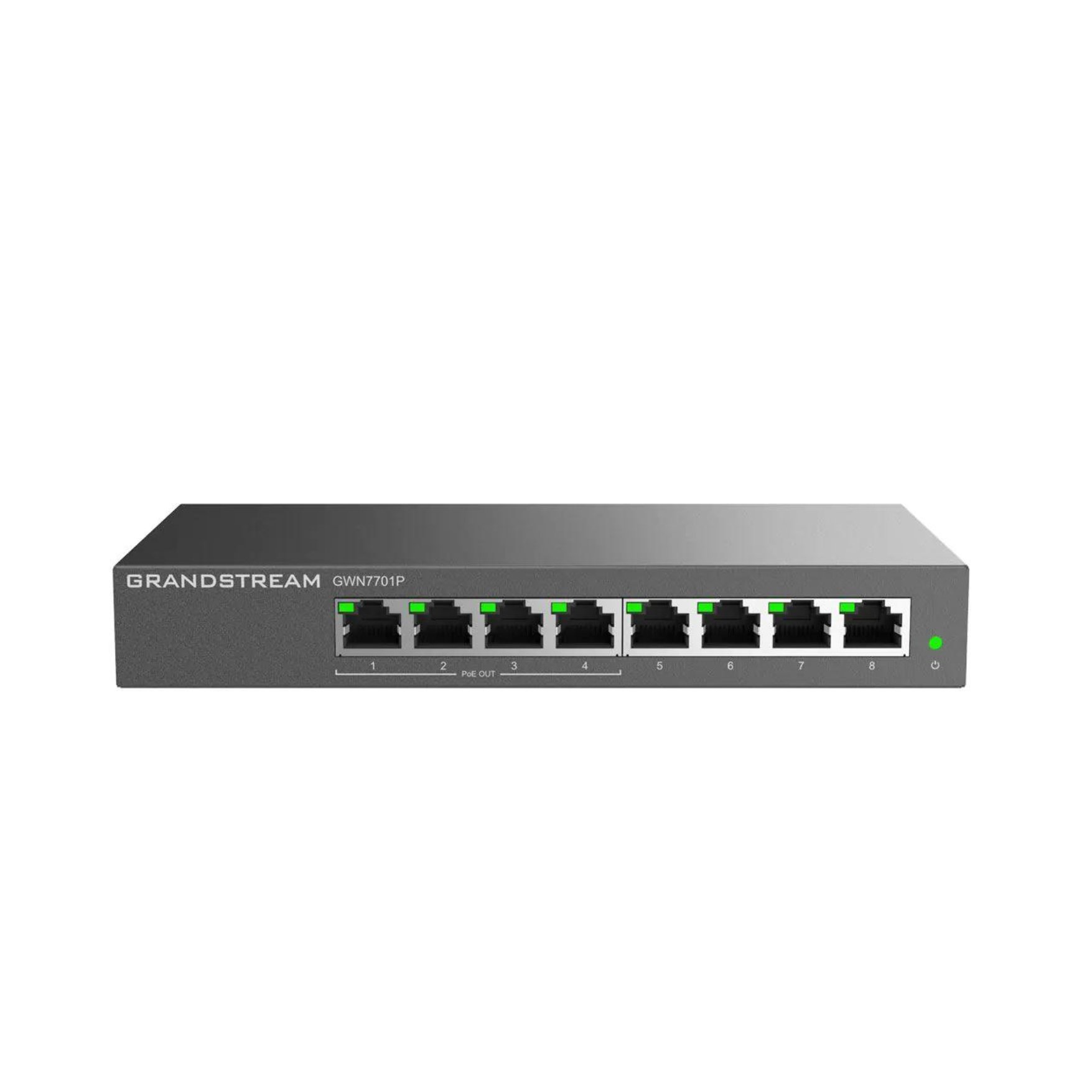 Grandstream Switch 8 Port Gigabit, 4x PoE (60W) \ GWN7701PA
