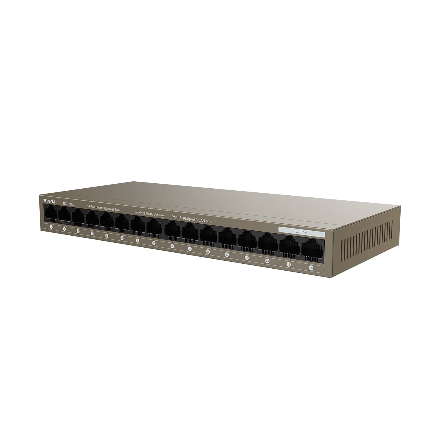 Tenda Switch, 16-Port Gigabit \ TEG1016M